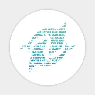 Creative Dolphin Phrases Magnet